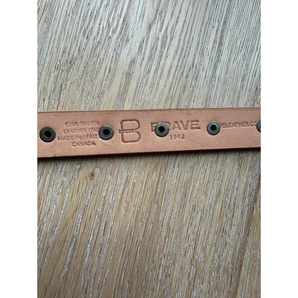 NWT Brave JOJO Leather Horsehair Belt Small 30-34  Anthropologie Western Italy main image 4